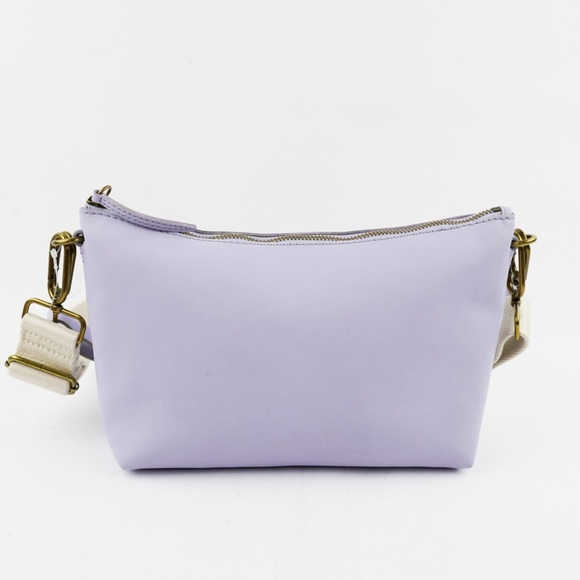 New MADEWELL The Leather Carabiner Crossbody Sling Bag in Distant Peri - Picture 3 of 10